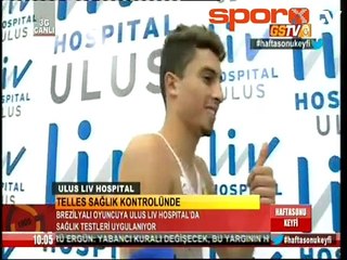 Alex Telles sağlık kontrolünden geçti...