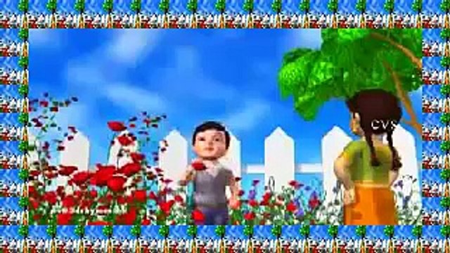 Roses are Red Violets are Blue 3D Animation English Nursery rhyme for children