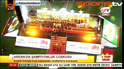 Türk Telekom Arena'da şampiyonlar geçidi!