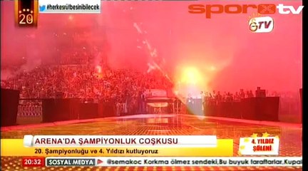 Arena'da taraftarlar Altay'la coştu!