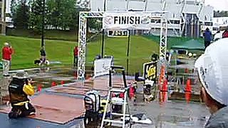 Finish Line at Lake Placid Half Marathon