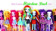 Doll Collection Review: Equestria Girls | Plus Custom Monster High Rainbow Dash