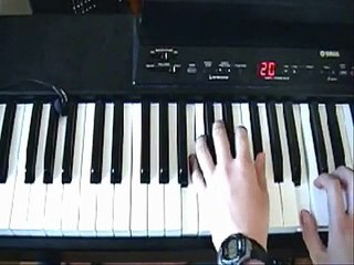 Bleach: Rolling star tutorial by yui (piano)