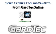 Home Cabinet Cooling Fan Kits From GardTecOnline