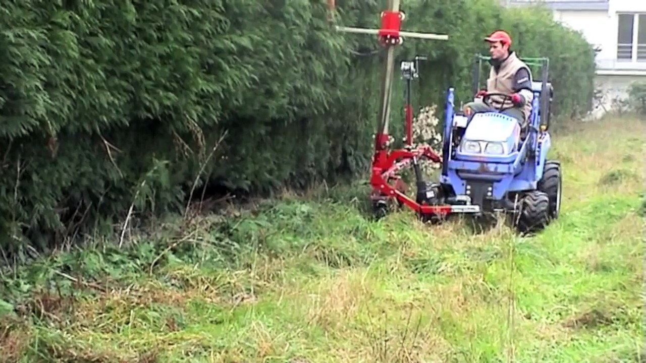 Taille-haie mécanisé