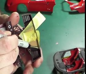 Tamiya Ferrari F40 "Pt 5: Heat Shield and Clear Parts Tutorials"