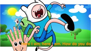 Finger Family Collection Adventure Time Cartoon Animation Nursery Rhymes For Children