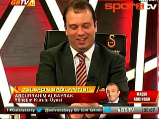 Albayrak çıldırdı! Canlı yayında tezahürat