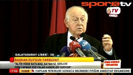 Duygun Yarsuvat'tan hisse çağrısı!...