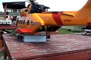 اكبر طائرة مروحية ريموت+بنزين