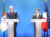 Conférence de presse  Abdelmalek Sellal et Manuel Valls  le 04 Décembre 2014