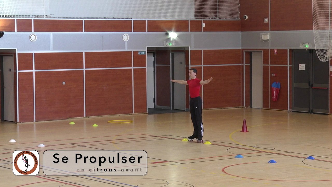 ARTISTIQUE -  EFPA - ROULETTE DE BRONZE - EN PATINS - GUILLAUME WATTRE