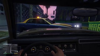 GTA V (PS4) - First-Person Car Chase - Video 1