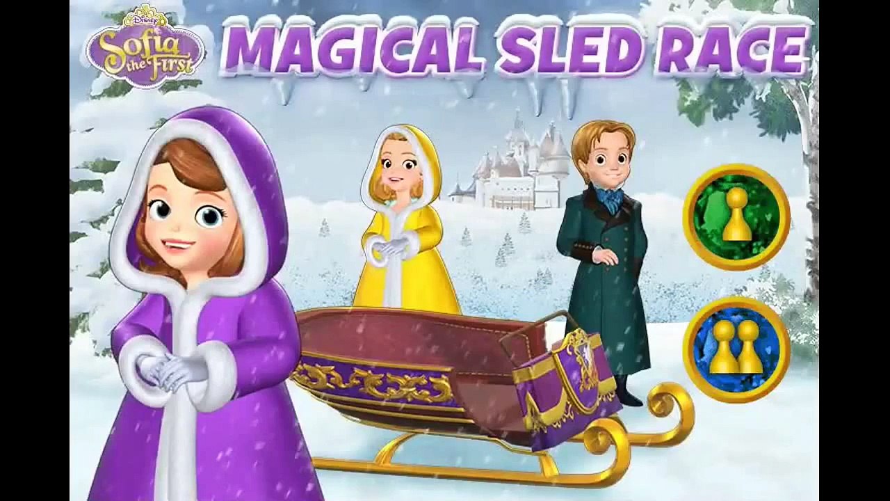 Sofia The First Magical Sled Race Games For Kids - Gry Dla Dzieci