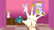 The Finger Family Cat Family Nursery Rhyme   Songs for Children   Animated Surprise Eggs for Kids