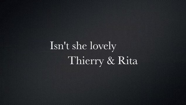 Reprise de isn't she lovely - Stevie Wonder