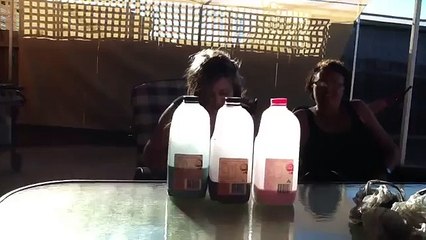 Kid throws up after milk challenge