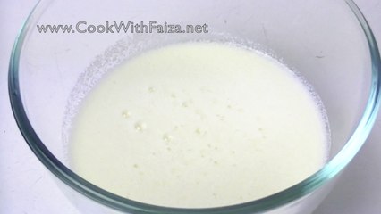 BUTTERMILK (homemade) *COOK WITH FAIZA*