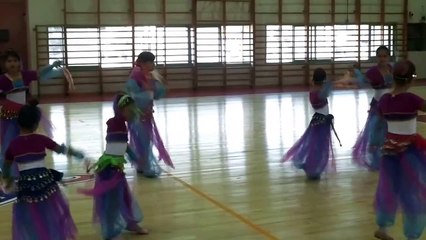 Ballet Studio in Yaffa, Nazareth- Israel-2014. Children oriental dance. Ballet teacher Irina Jammal