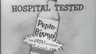 Limited Animation cartoon Pepto-Bismol commercial (1956)