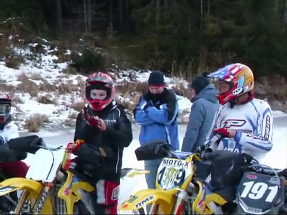 Martin Alex #801 motocross school winter training session.