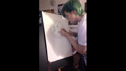 Architects UK Logo Watercolour/Ink Speedpaint