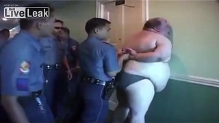 Loud Drunk Obese Man Removed from Hotel in the Philippines