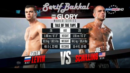 Artem Levin - Joe Schilling GLORY 10 LosAngeles (ROUND 123)