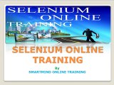 Selenium Online Training from Hyderabad,India,USA,UK,Canada
