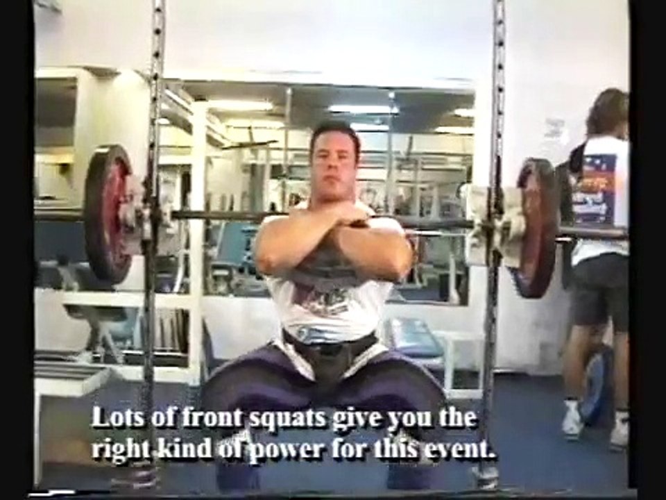 Jouko Ahola strongman training video part 2/4