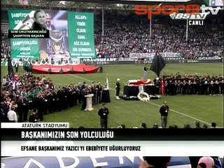 Ertuğrul Sağlam: "Hakkını helal et büyük başkan"