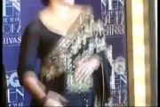 Vidya Balan in beautiful black saree at GQ men of the year awards 2012