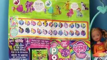 My Little Pony Pinkie Pie at Barbie Playground Opening Blind Bags and MLP Kinder Surprise Eggs