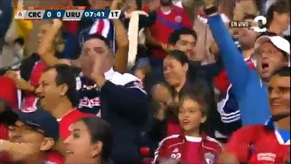 Costa Rica vs Uruguay - Full Highlights (Sept 9, 2015)