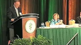 Dr. Larry Kornegay, new AVMA president, speech (Part 1)