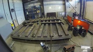 Time-Lapse of truck box fabrication by SMS Crew