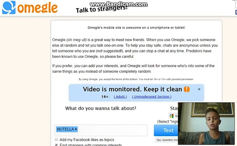 Chat topics omegle How to