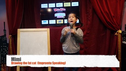 Impromptu speaking "The fat cat" by Mimi