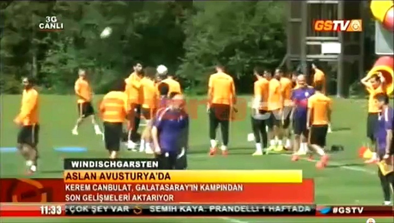 Galatasaray'ın Avusturya kampı sürüyor...