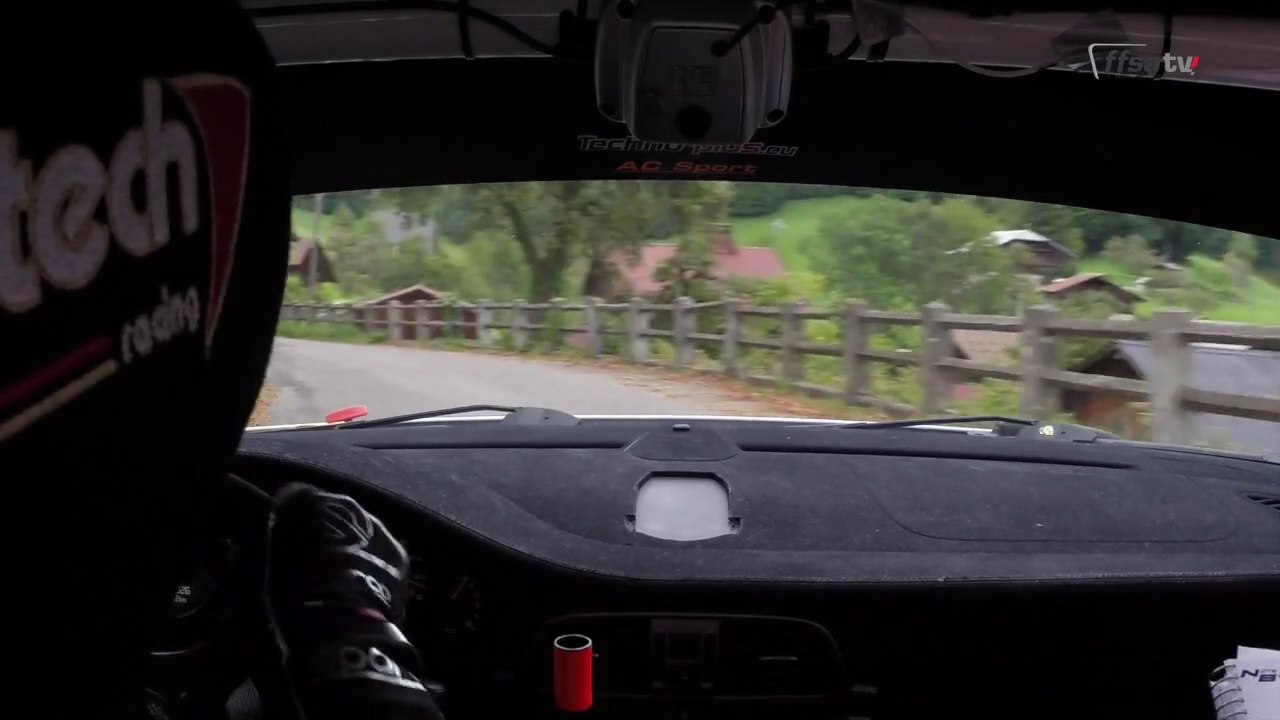 Championnat de France des Rallyes - Caméra Embarquée Charlotte Berton sur le Mont-Blanc Morzine 2015