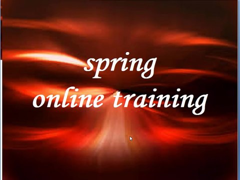 Spring Online Training classes in Hyderabad,India,USA,UK