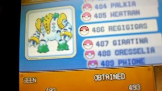 Pokemon (How to get a Regigigas) with Pok. Modifier