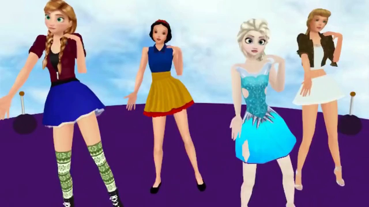 Rapunzel Elsa y Anna Cancion Infantil [Levan Po...