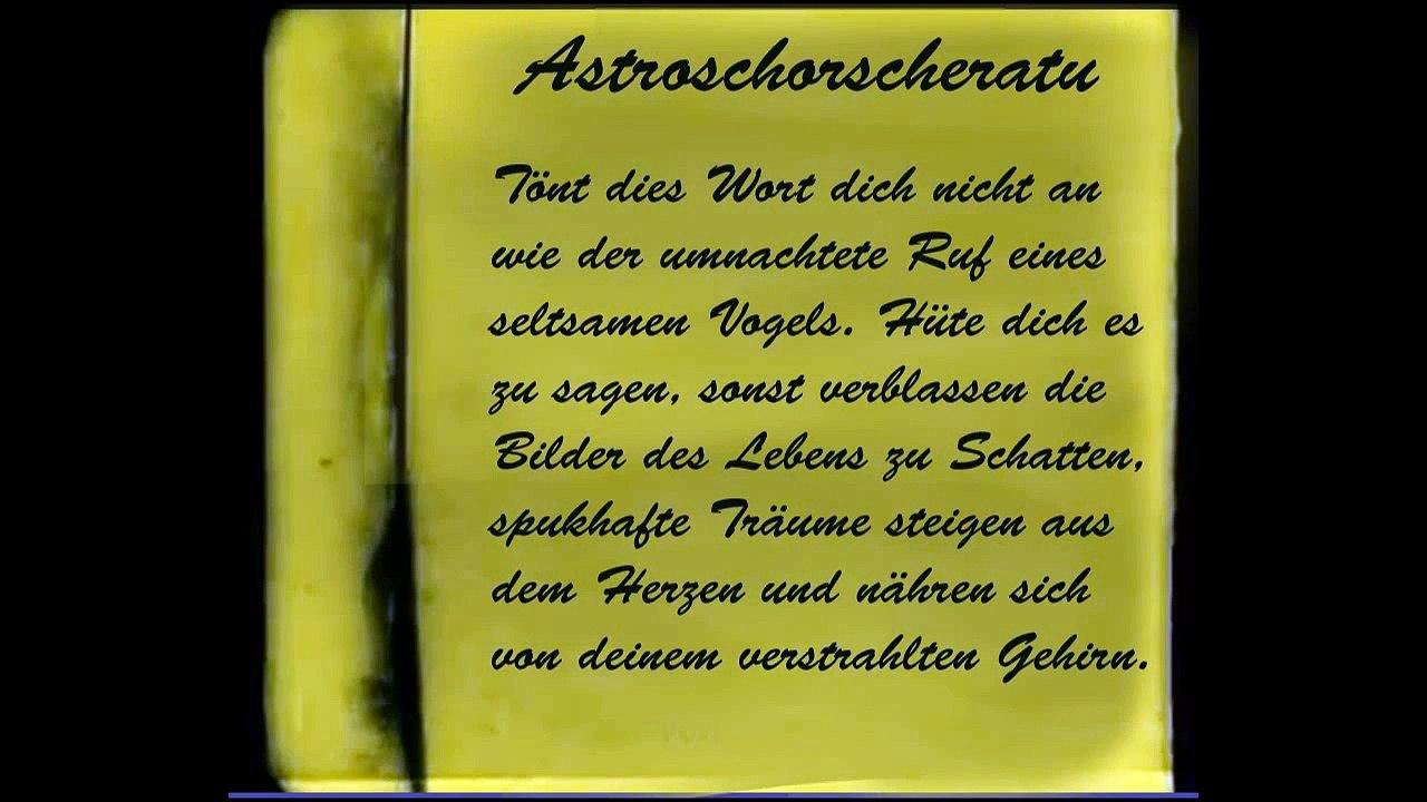 Astroschorscheratu - Eine Symphonie des Grauens