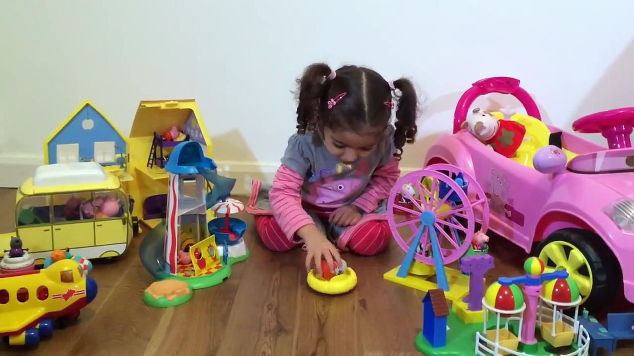 Peppa Pig Giant Egg Surprise - Peppa Pig Toys - Giant Surprise Eggs Unboxing + Kinder Surp