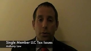 Single Member LLC Tax Issues, Anthony Law LLC: Columbus, Ohio Business Attorneys