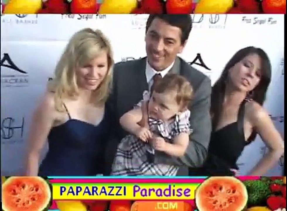 SCOTT BAIO shows off cute baby daughter at charity gala -- 2009