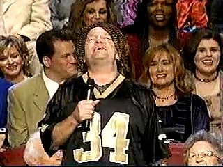 Mark Puts On A Wig