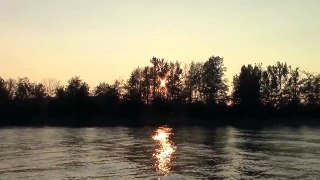 Sunset on Lake Monroe, Indiana