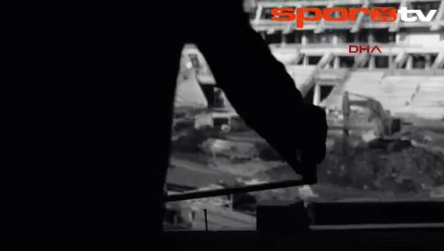 Vodafone Arena inşaat ekibinden taraftara sabret mesajı